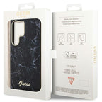 Guess marmuro dėklas Samsung Galaxy S23 Ultra – juodas