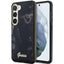 Guess Golden Marble dėklas Galaxy S23+ – baltas