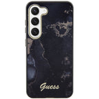 Guess Golden Marble dėklas Galaxy S23+ – baltas