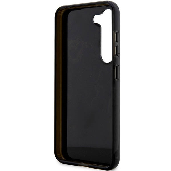 Guess Golden Marble dėklas Galaxy S23+ – baltas