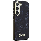 Guess Marble dėklas Samsung Galaxy S23+ – juodas