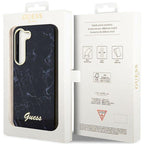 Guess Marble dėklas Samsung Galaxy S23+ – juodas