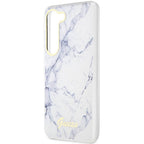 Guess marmuro dėklas Samsung Galaxy S23 – baltas