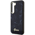 Guess Marble dėklas Samsung Galaxy S23 – juodas