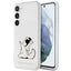 Karl Lagerfeld skaidrus dėklas Samsung Galaxy S23+ – Choupette Fun