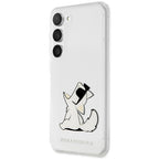 Karl Lagerfeld skaidrus dėklas Samsung Galaxy S23+ – Choupette Fun