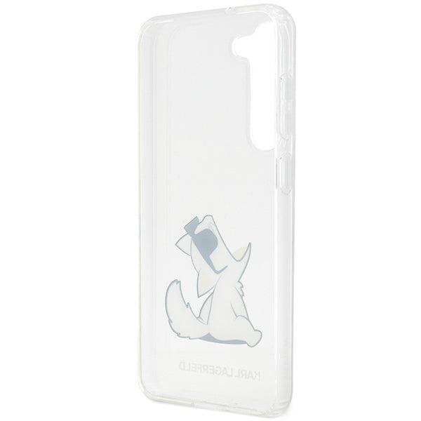 Karl Lagerfeld skaidrus dėklas Samsung Galaxy S23+ – Choupette Fun