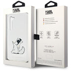Karl Lagerfeld skaidrus dėklas Samsung Galaxy S23+ – Choupette Fun