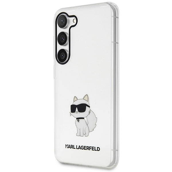 Karl Lagerfeld dėklas Galaxy S23+ – skaidrus