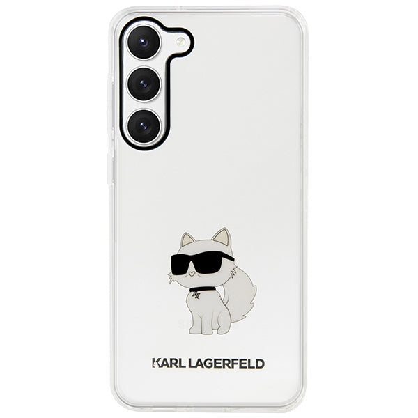Karl Lagerfeld dėklas Galaxy S23+ – skaidrus