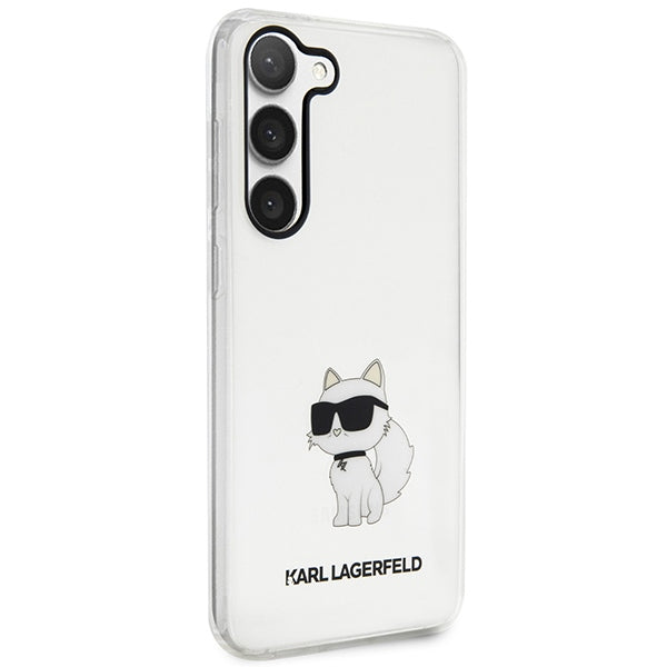 Karl Lagerfeld dėklas Galaxy S23+ – skaidrus