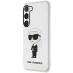 Karl Lagerfeld skaidrus dėklas Galaxy S23+ – Ikonik Karl