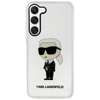 Karl Lagerfeld skaidrus dėklas Galaxy S23+ – Ikonik Karl