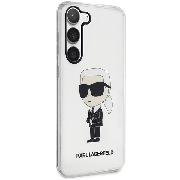 Karl Lagerfeld skaidrus dėklas Galaxy S23+ – Ikonik Karl