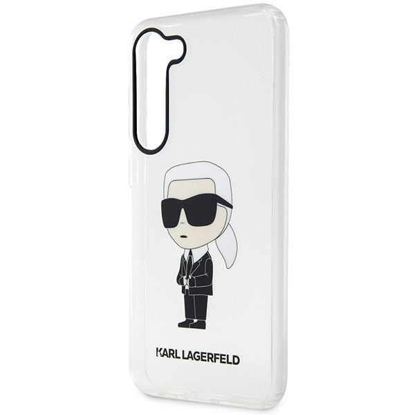 Karl Lagerfeld skaidrus dėklas Galaxy S23+ – Ikonik Karl