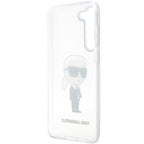 Karl Lagerfeld skaidrus dėklas Galaxy S23+ – Ikonik Karl
