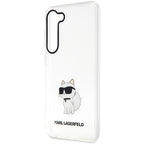 Karl Lagerfeld dėklas Galaxy S23 – skaidrus Choupette