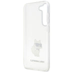 Karl Lagerfeld dėklas Galaxy S23 – skaidrus Choupette