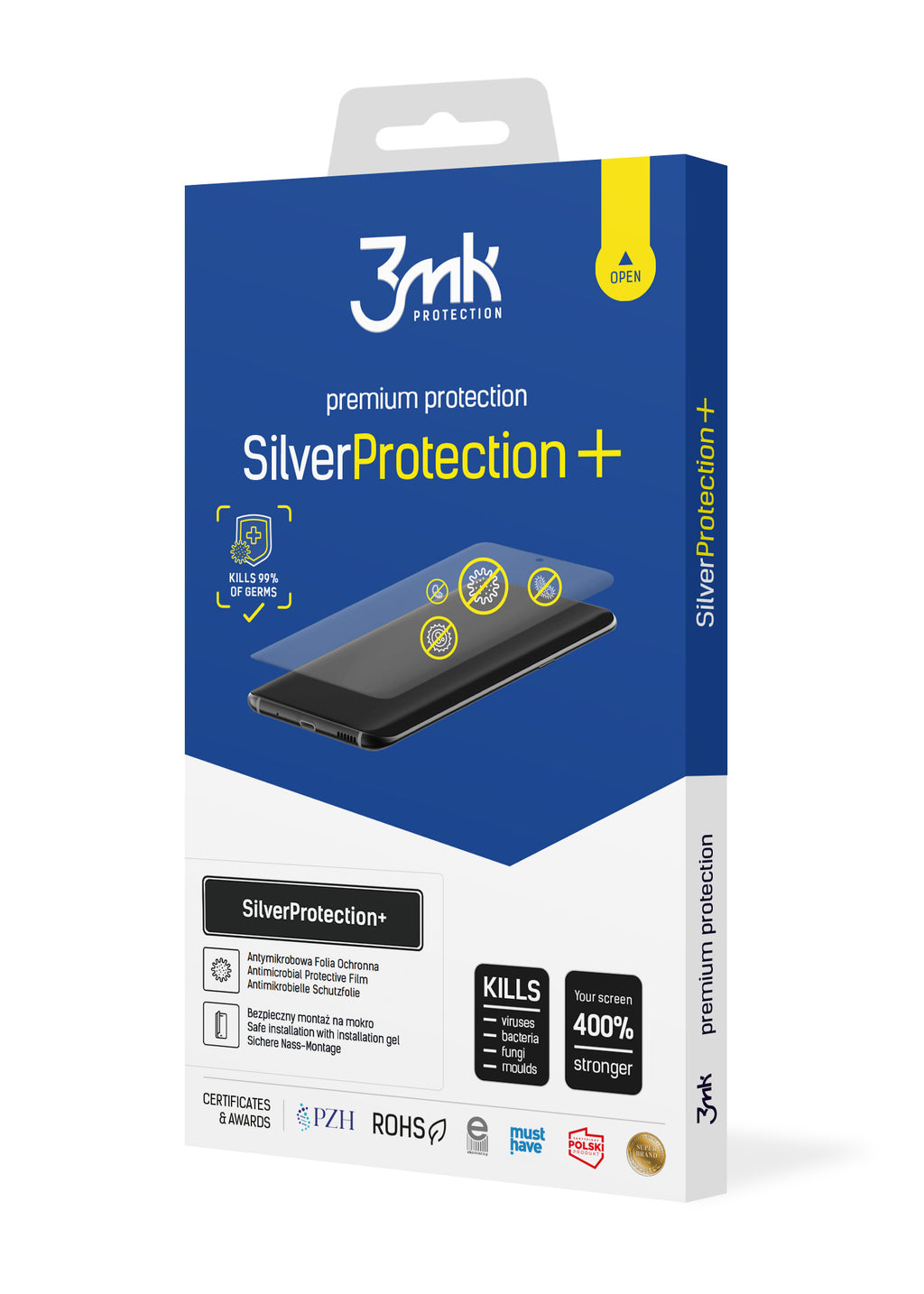 3mk SilverProtection+ apsauginė folija, skirta OnePlus 11 5G -- OnePlus 11 5G