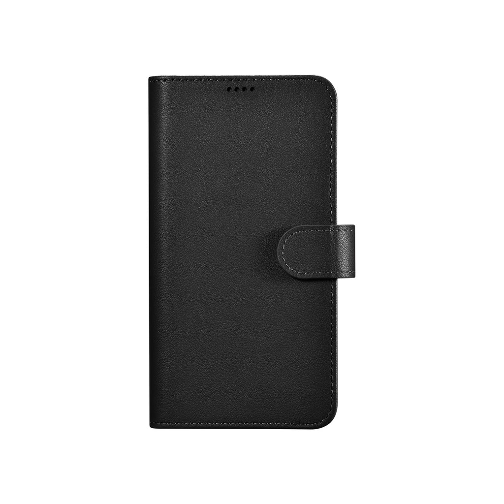 iCarer odinis dėklas-piniginė Galaxy S23+ – juodas
