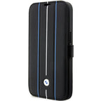 BMW odinis dėklas-knygutė iPhone 14 Pro – juodas