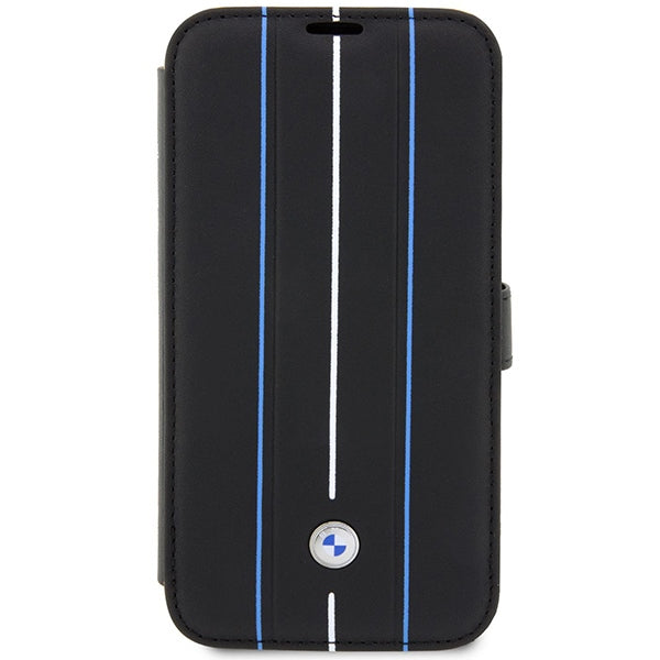 BMW odinis dėklas-knygutė iPhone 14 Pro – juodas