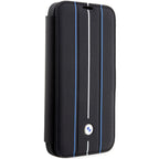 BMW odinis dėklas-knygutė iPhone 14 Pro – juodas