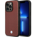 BMW odinis dėklas iPhone 14 Pro – burgundiškas