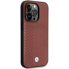 BMW odinis dėklas iPhone 14 Pro – burgundiškas