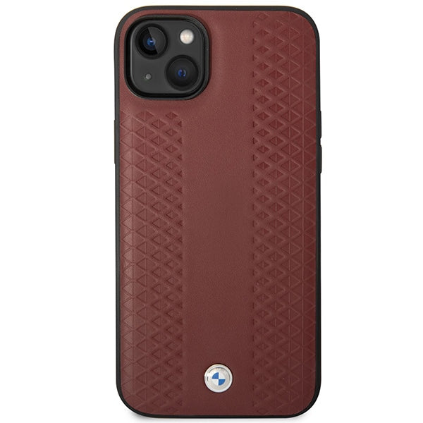 BMW odinis dėklas iPhone 14 6.1 – burgundiškas