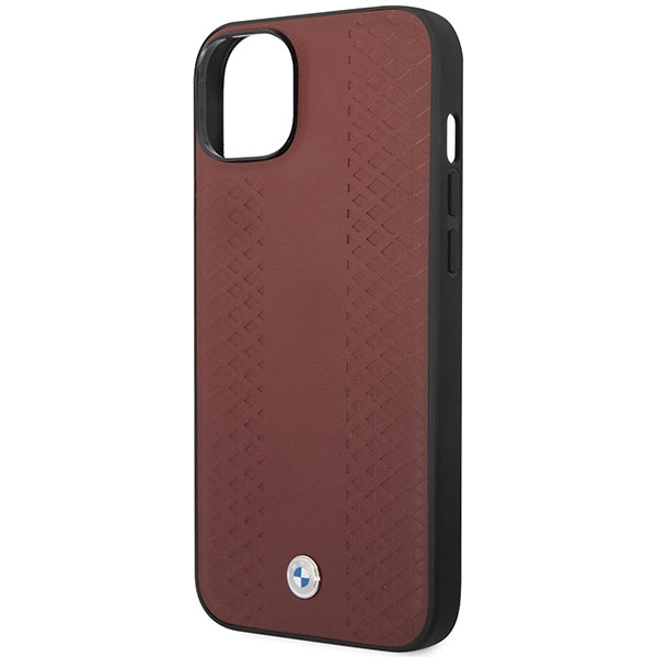 BMW odinis dėklas iPhone 14 6.1 – burgundiškas