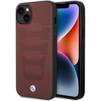 BMW odinis dėklas iPhone 14 6,1" – burgundiškas