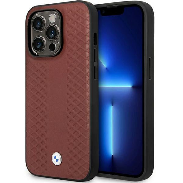 BMW dėklas iPhone 14 Pro Max – bordo