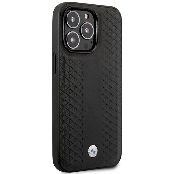 BMW odinis MagSafe dėklas iPhone 14 Pro Max – juodas