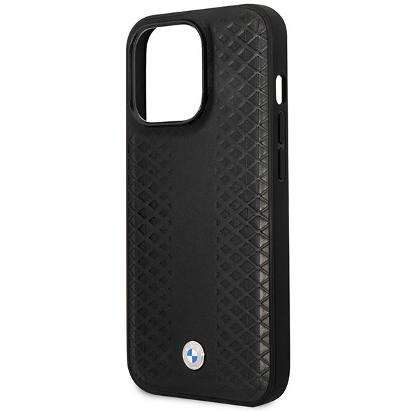 BMW odinis MagSafe dėklas iPhone 14 Pro Max – juodas