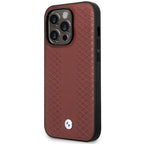 BMW MagSafe dėklas iPhone 14 Pro Max – bordo