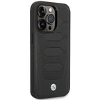 BMW MagSafe dėklas iPhone 14 Pro Max – juodas, odinis