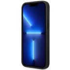 BMW MagSafe dėklas iPhone 14 Pro Max – juodas, odinis