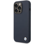 BMW MagSafe silikoninis dėklas iPhone 14 Pro Max – tamsiai mėlynas
