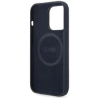 BMW MagSafe silikoninis dėklas iPhone 14 Pro Max – tamsiai mėlynas