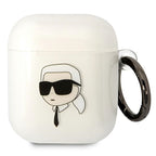 Karl Lagerfeld skaidrus dėklas AirPods 1/2 – Karl's Head