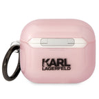 Karl Lagerfeld dėklas AirPods 3 – rožinis Choupette