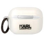 Karl Lagerfeld dėklas AirPods Pro (1 gen.) – skaidrus