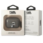 Karl Lagerfeld dėklas AirPods Pro 1 kartos – juodas