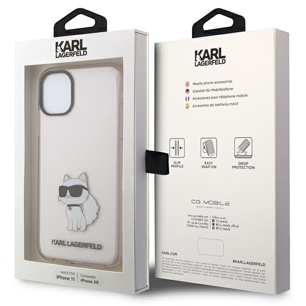 Karl Lagerfeld dėklas iPhone 11/XR – rožinis -- iPhone 11