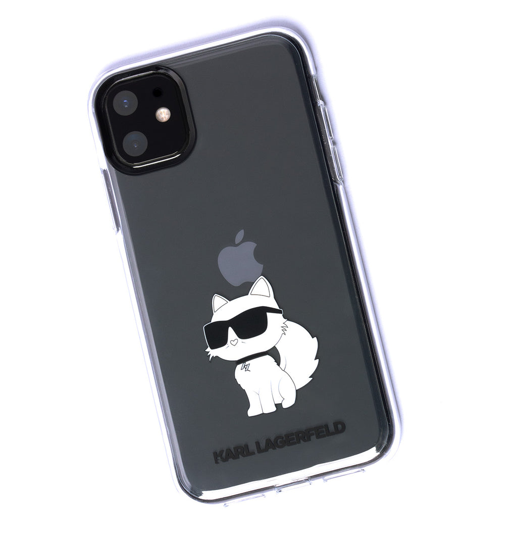 Karl Lagerfeld Choupette dėklas iPhone 11/XR – skaidrus -- iPhone 11