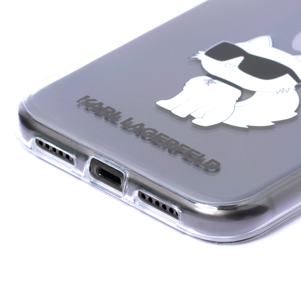 Karl Lagerfeld Choupette dėklas iPhone 11/XR – skaidrus -- iPhone 11