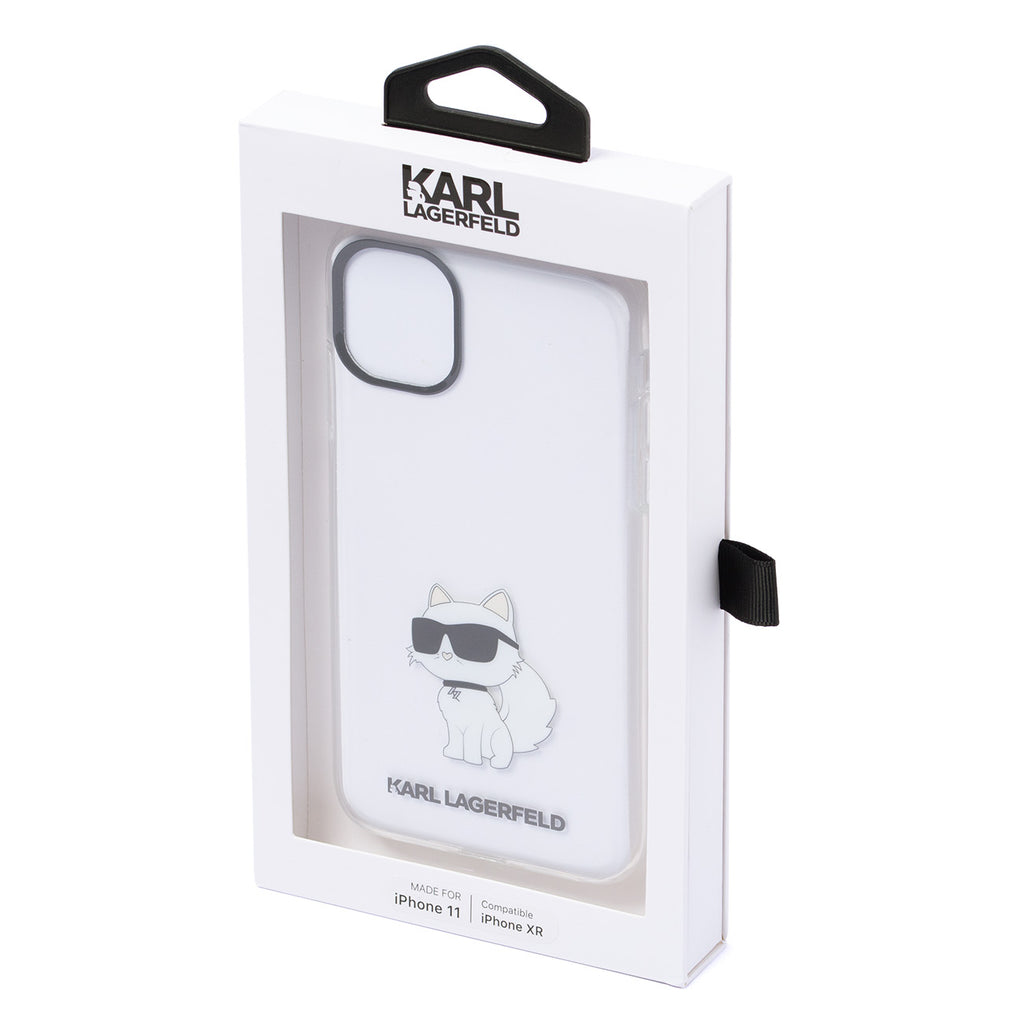 Karl Lagerfeld Choupette dėklas iPhone 11/XR – skaidrus -- iPhone 11