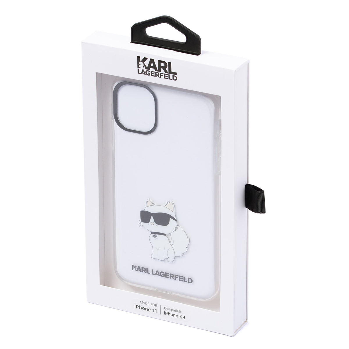 Karl Lagerfeld Choupette dėklas iPhone 11/XR – skaidrus -- iPhone 11