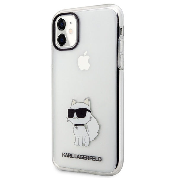 Karl Lagerfeld Choupette dėklas iPhone 11/XR – skaidrus -- iPhone 11